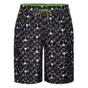 Men's Swim Trunks Mesh Liner Beachwear with Pocket 10" Inseam Size L